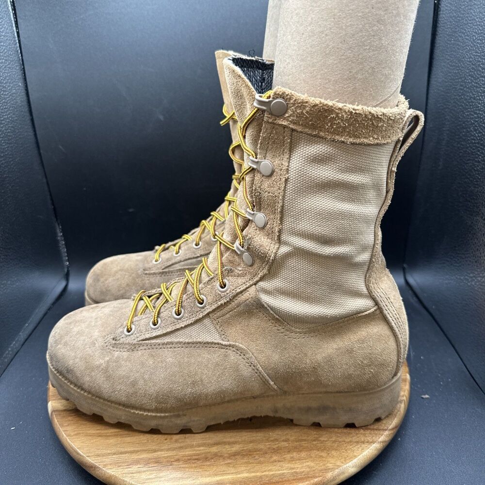 Belleville ICWT Tan Combat Boots Mens Size 9.5 Military Issue 277-104 Waterproof